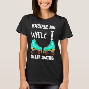 Rollschuh Rollschuhe Inline-Skater Skate T-Shirt