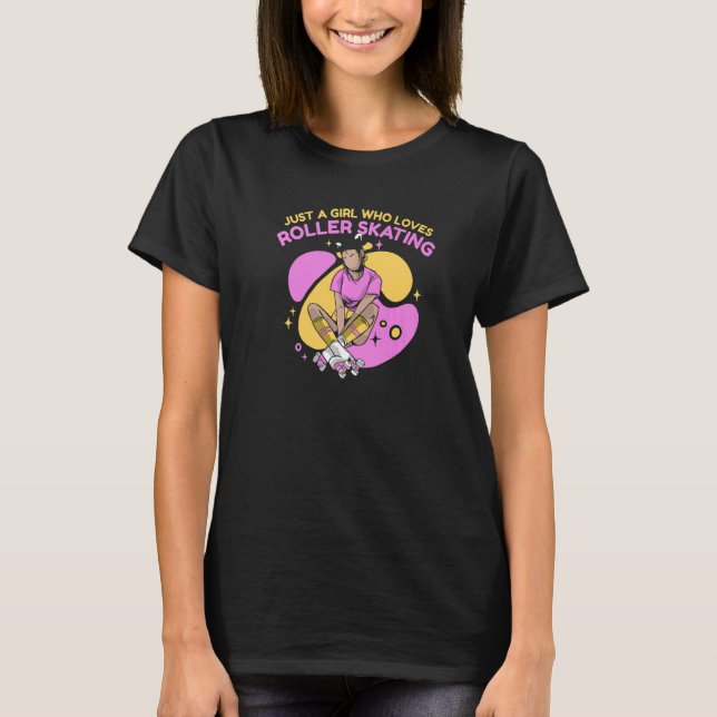 Rollschuh Skating Skates Inline-Skate T-Shirt (Vorderseite)