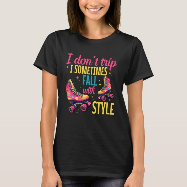 Rollschuhderby Inline-Skating Rollerblades Ro T-Shirt (Vorderseite)