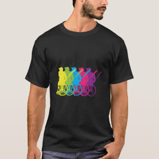 Rollstuhl Athlete Baseball Paralympics Sports Pop T-Shirt