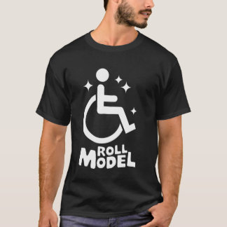 Rollstuhl Behinderten Rollenmodell T-Shirt