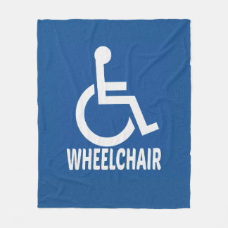 Rollstuhl Fleecedecke