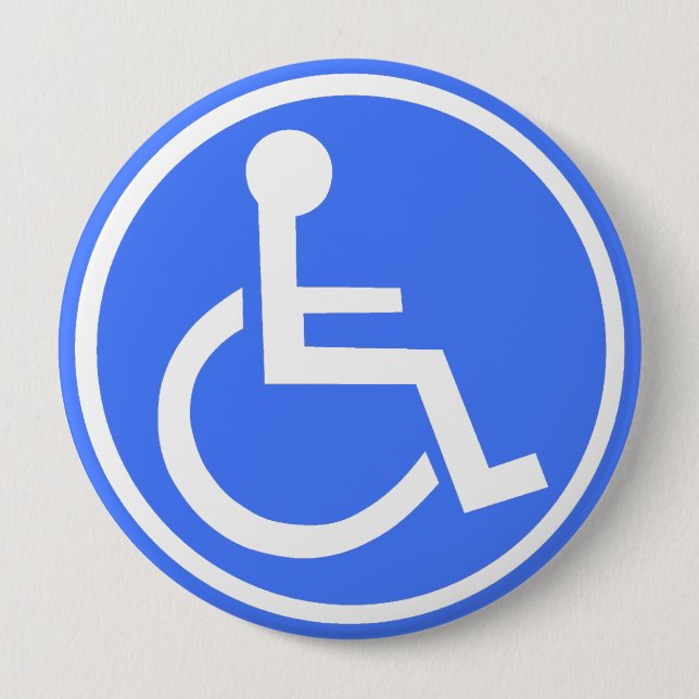 ROLLSTUHL-PARKzone Button (Vorderseite)