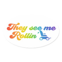 Rollstuhl - sie sehen mich in Retro-Stil