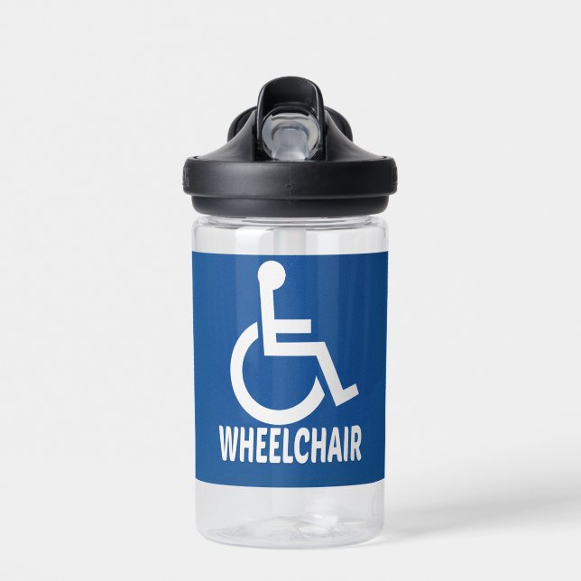 Rollstuhl Trinkflasche (Vorne)