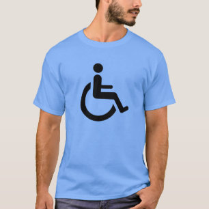 Rollstuhl-Zugang - Handikap-Stuhl-Symbol T-Shirt