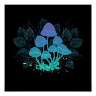 Rollstühle in Bushes Poster