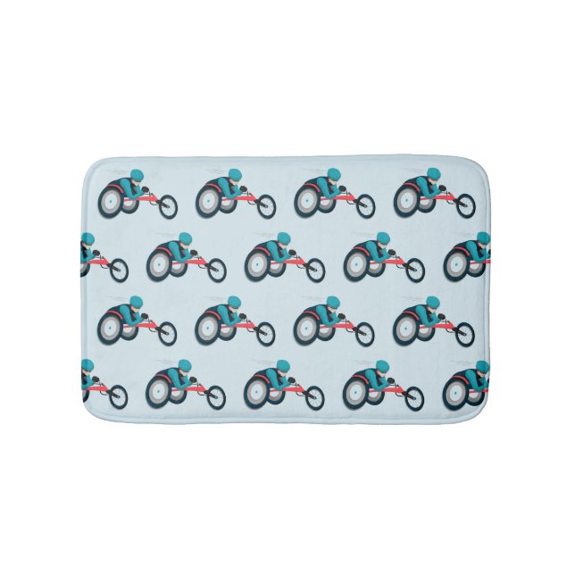 Rollstuhlfahren Badematte (Vorderseite)
