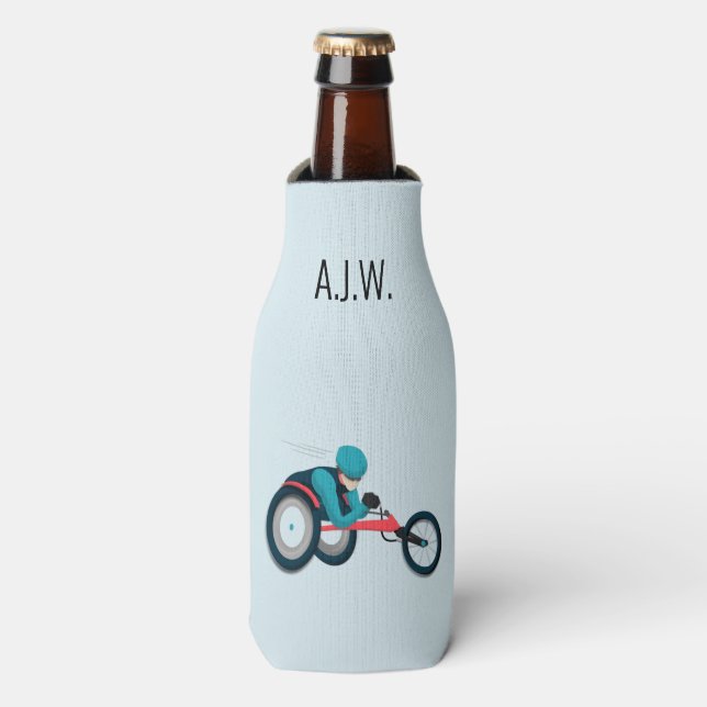 Rollstuhlfahren Flaschenkühler (Flaschenvorderseite)