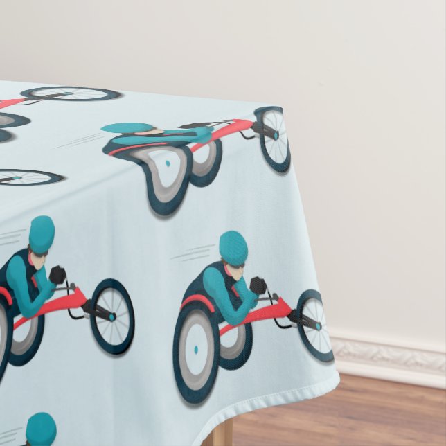 Rollstuhlfahren Tischdecke (Beispiel)