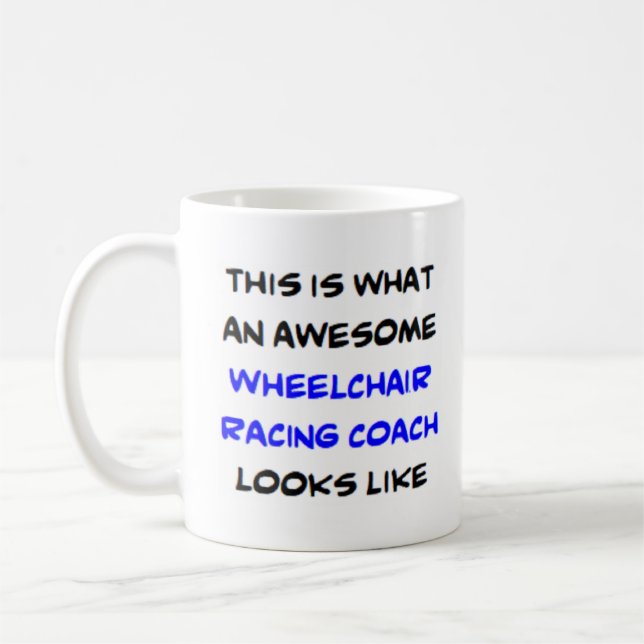 Rollstuhlfahrer Kaffeetasse (Links)