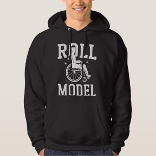 Rollstuhlfahrzeug Behindert Rollenmodell Hoodie
