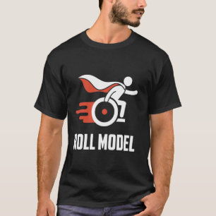 Rollstuhlfahrzeug Rollmodell T-Shirt