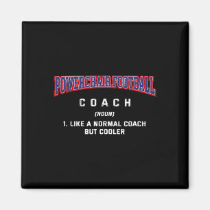 Rollstuhlfußball-Trainer-Definition Lustiger Rolls Magnet
