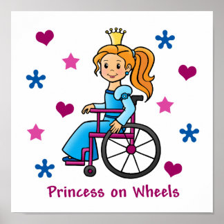 RollstuhlPrinzessin Poster