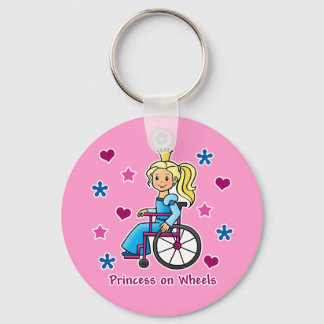 RollstuhlPrinzessin Schlüsselanhänger