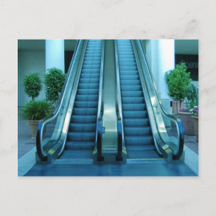 Rolltreppe Postkarte
