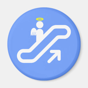 Rolltreppe zum Himmel! Magnet