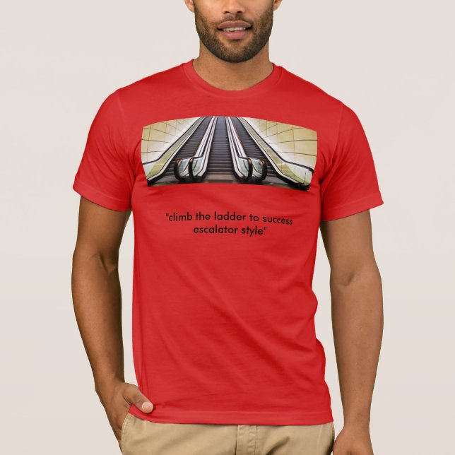 Rolltreppen-Art T T-Shirt (Vorderseite)
