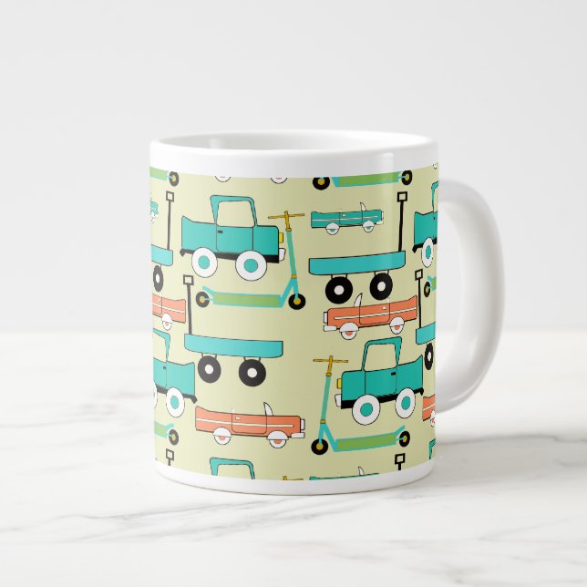 Rollwagen für den Sommerrückstand Jumbo-Tasse (Vorderseite Rechts)