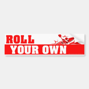 RollYourOwnRed Autoaufkleber