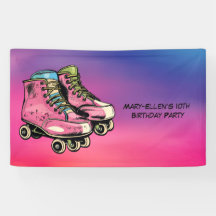 Rolon Over Roller Skate Girl Birthday Party