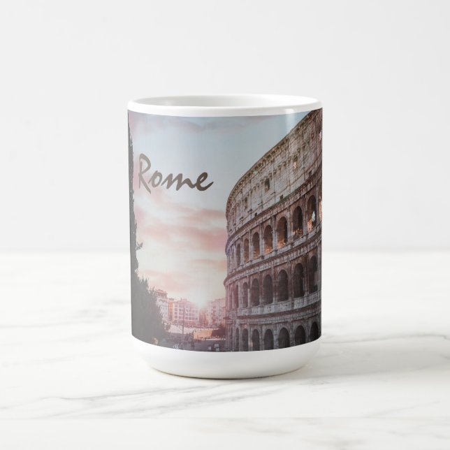 Rom Antike Architektur Sonnenuntergang Stadt Kaffeetasse (Mittel)