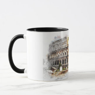Rom Arena Arena Arena Zeichn Arnold Tasse