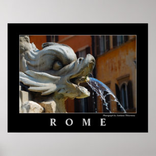 Rom-Brunnen-Plakat Poster