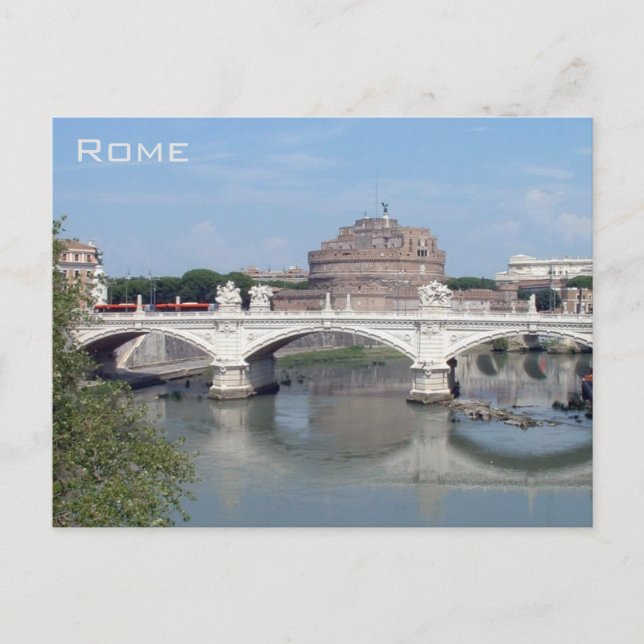 Rom - Castel Sant Angelo Postkarte (Vorderseite)