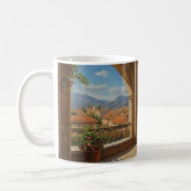 Rom City Art Keramik Tasse (Links)