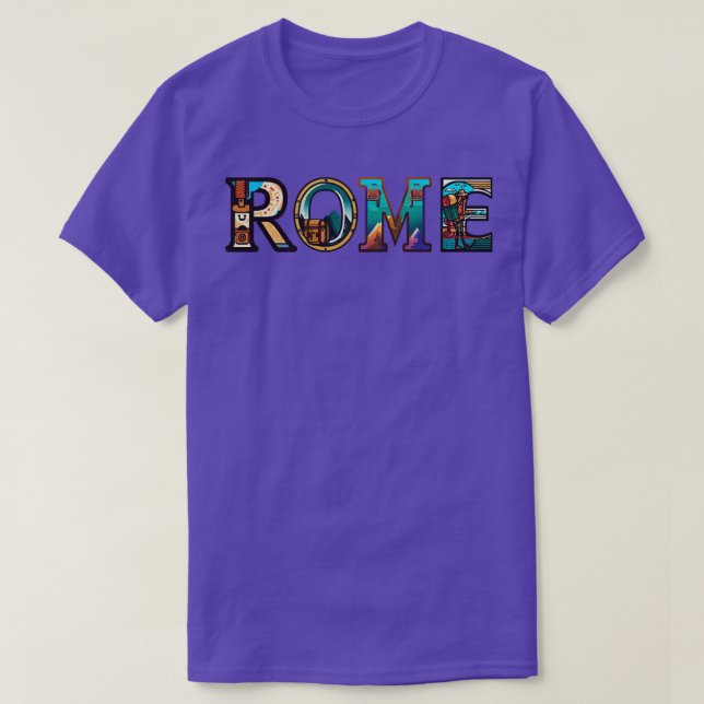 Rom City-Art T-Shirt (Design vorne)