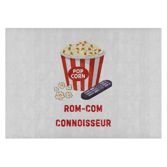 Rom-Com Connossieur Schneidebrett (Vorderseite)