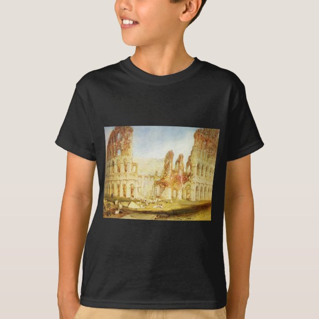 Rom, das Colosseum durch William Turner T-Shirt (Vorderseite)