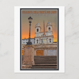 Rom - Die Spanische Treppe Postkarte