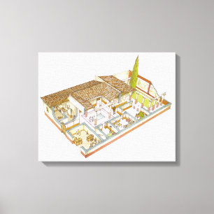 Rom. Domus Leinwanddruck