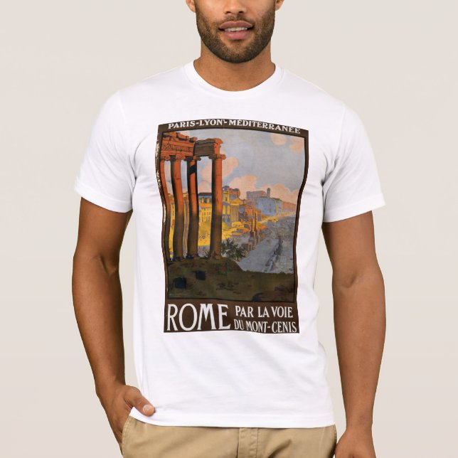 Rom durch das Mont Cenis ausdrücklich T-Shirt (Vorderseite)