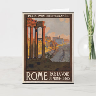 Rom durch das Mont-Cenis Karte