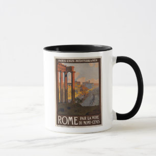 Rom durch das Mont-Cenis Tasse