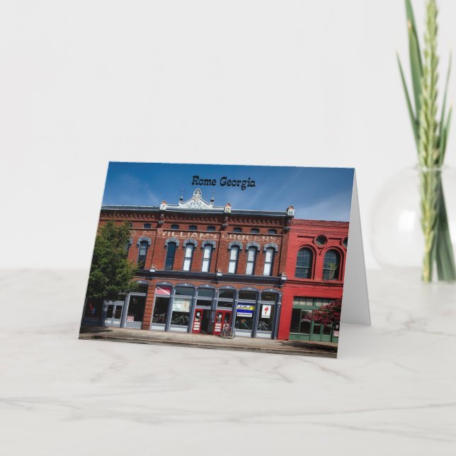 Rom, Georgien Karte (Vorderseite)