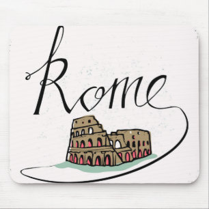 Rom-Handbriefgestaltung Mousepad