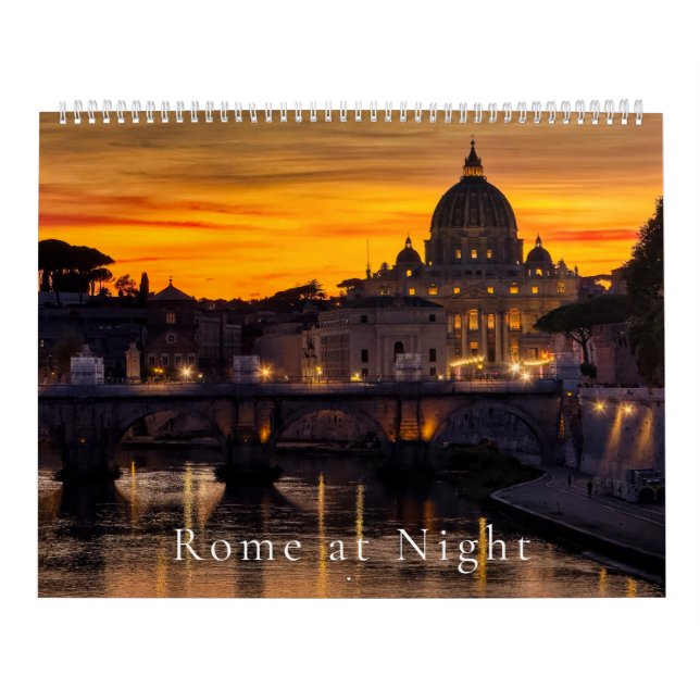 Rom in der Nacht Kalender (Titelbild)