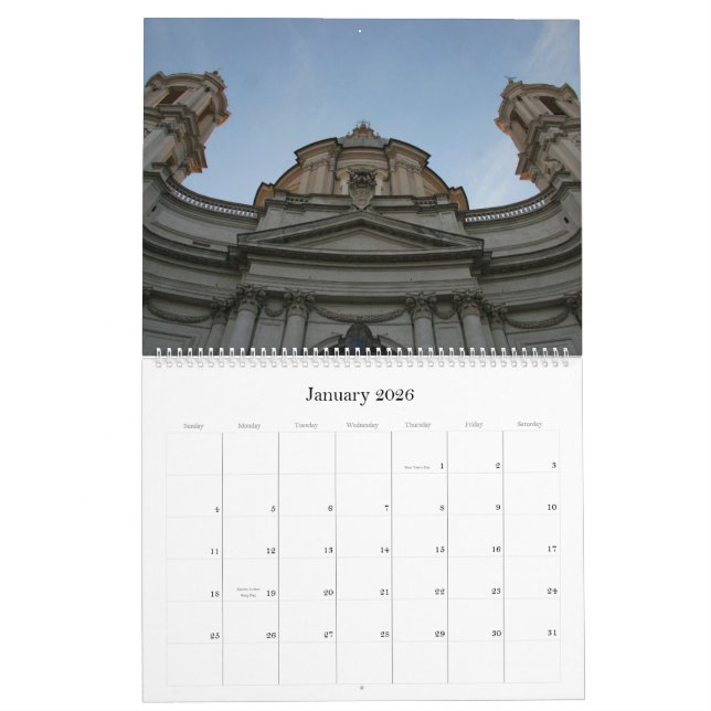 Rom, Italien 2013 Kalender (Jan 2026)