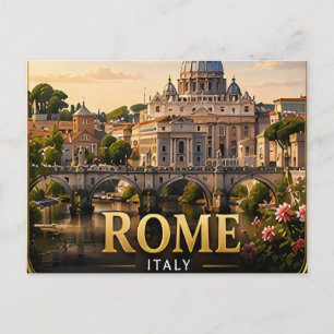 Rom Italien Antike Hauptstadt Erfahrung 🏛️ Postkarte