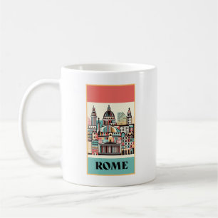 Rom Italien Art Deco Kaffeetasse