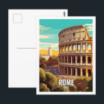 Rom Italien Berühmte Sehenswürdigkeiten Postkarte<br><div class="desc">Rom Italien Berühmte Sehenswürdigkeiten</div>