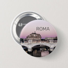 Rom Italien Castel Sant'Angelo Bridge Button