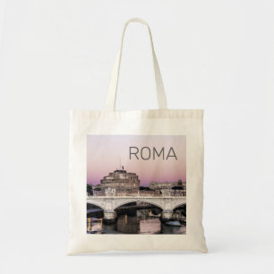 Rom Italien Castel Sant'Angelo Brücke Sonnenunterg Tragetasche