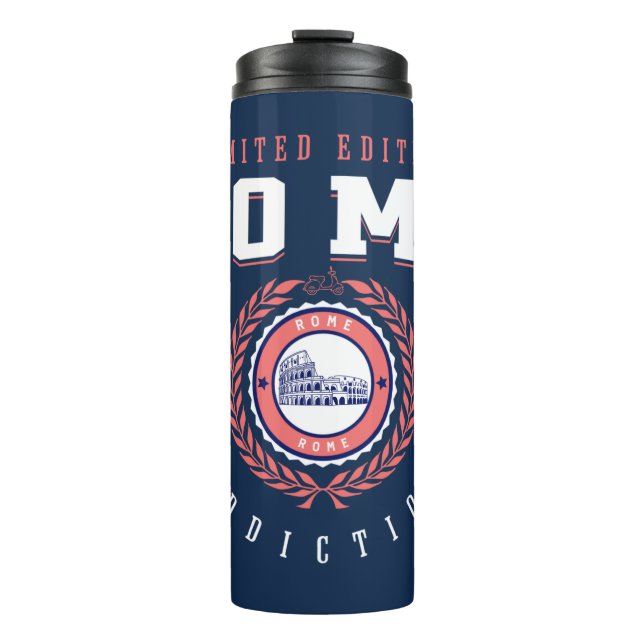 Rom Italien City Traveller Sports Style Thermosbecher (Vorderseite)
