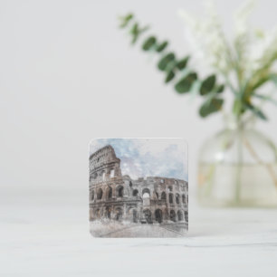 Rom Italien Colosseum Enclosure Card - Vintag Begleitkarte